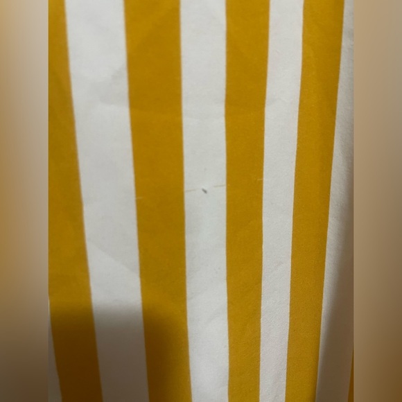 Mustard Shein Curve striped blouse 1x - Picture 5 of 5